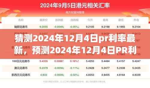 洞悉未来金融走向，预测2024年12月4日PR利率最新动态