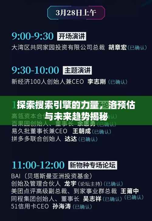 探索搜索引擎的力量,洛预估与未来趋势揭秘