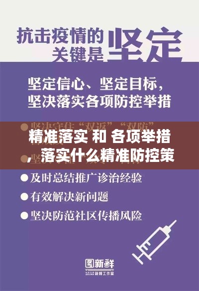 精准落实 和 各项举措,落实什么精准防控策略